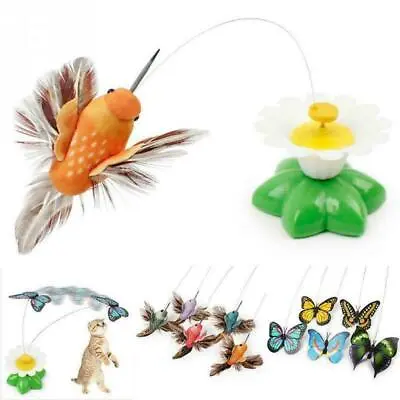$10.99 • Buy Pet Cat Automatic Rotating Butterfly Interactive Funny Toys Kitten Training Toy