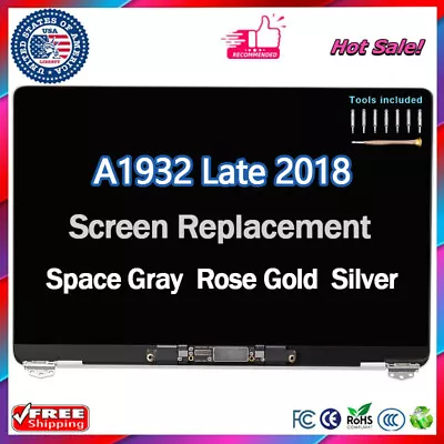 For Apple MacBook Air A1932 2018 EMC3184 LCD Screen Display Replacement Assembly • $185