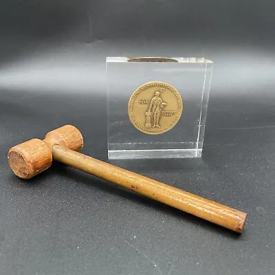£32.55 • Buy 175thYear The Supreme Council George Washington Medal & Freemasonry Wooden Gavel