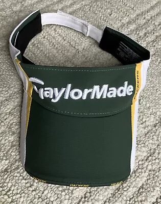 Green Nay Packers Taylormade Visor Adult Men’s Tmax Adjustable White Green Yell. • $10