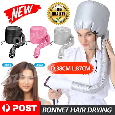 Home Hair Drying Cap AZ Hairdressing Tool Soft Hood Bonnet Womens Hat Blow Dryer • $5.95