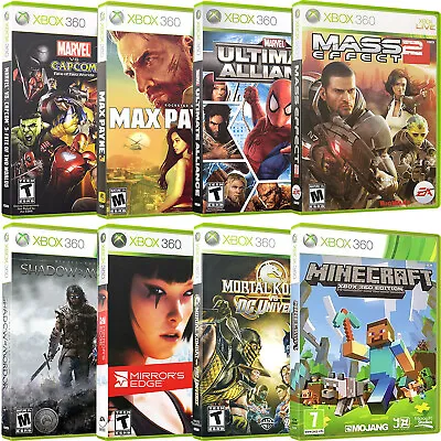 Replacement Xbox 360 M Covers & Cases New NO GAME OR MANUAL!! • $9.75