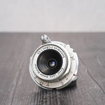 Leica Summaron 28mm 2.8cm F5.6 Lens L39 LTM With M-Mount Adapter • $1800