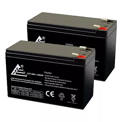 $42.99 • Buy APC BACK-UPS XS 1300VA BX1300LCD REPLACEMENT BATTERY (2) 12V 9.0ah Batteries