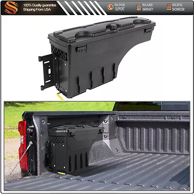 Truck Bed Storage Tool Box Swing Case Left Driver Side For 2015-2022 Ford F150 • $84.31