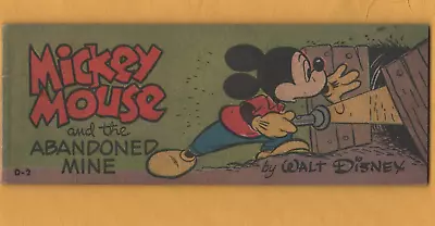 MICKEY MOUSE & THE ABANDONED MINE By WALT DISNEY VTG WHEATIES CEREAL PREMIUM D-2 • $24.99