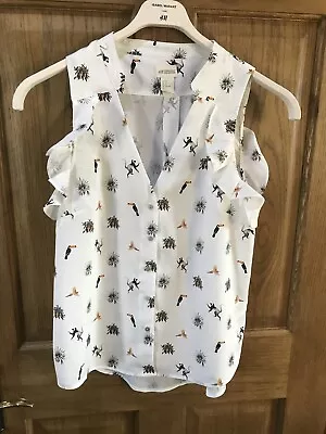 H&M Conscious Collection Sleeveless Blouse - Uk Size 10. • £3.50