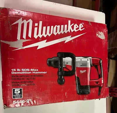 Milwaukee Demolition Hammer SDS-MAX 5446-21 Heavy-Duty Concrete • $499