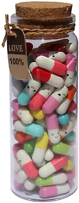 INFMETRY Capsule Letters Message In A Bottle (Mixed Color 90Pcs) • $17.06