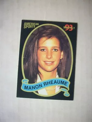 1993 American Sports Monthy Magazine   /   Manon Rheaume • $2.93