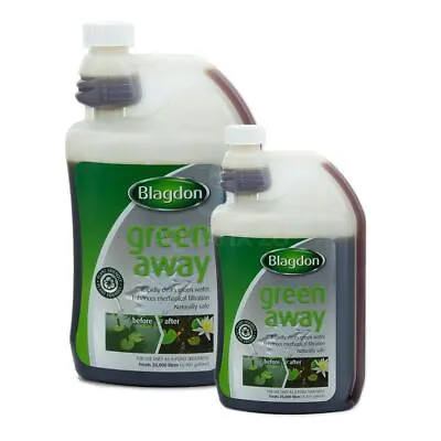£9.95 • Buy Blagdon Green Away Pond Algae Cloudy Water Treatment