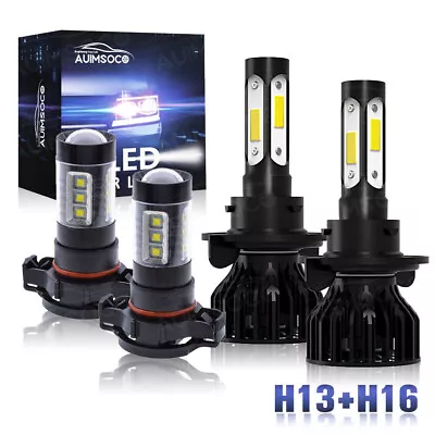 LED Headlight High-Low Beam Fog Light Kit For Ford Mustang 2007 2008 2009-2012 • $49.99