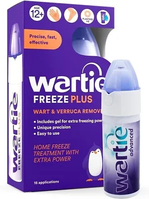 Wartie Freeze Plus Wart & Verruca Remover Extra Power 50ml • £13.99