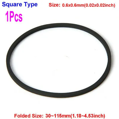 0.6mm Universal Rubber Square Type Drive Belt Tape For Cassette Turntable CD • $4.82