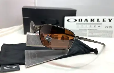 Oakley Whisker Pewter Prizm Brown Gradient Sunglasses 004141-09 Authentic New • $148