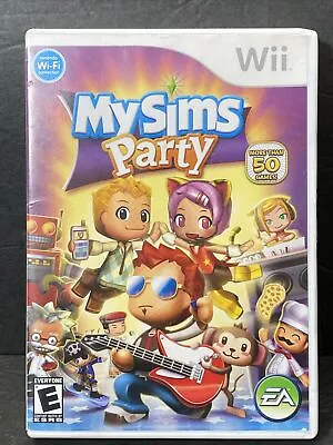 My Sims: Party - Nintendo Wii Action / Adventure (Video Game) - Zero Scratches! • $4.95