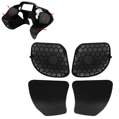 Upper Fairing Glove Box Doors Speaker Grilles Fit For Harley Road Glide 15-20 19 • $72.09