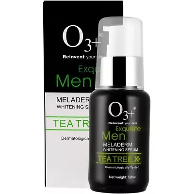 O3+ Exquisite Men MelaDerm Whitening Serum Tea Tree - 50ml Free Shipping • $15.29