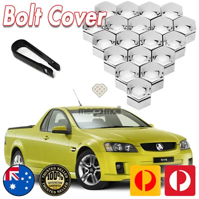 Chrome Wheel Nut Caps Covers For Holden VE To VF WM Commodore SV6 SSV HSV Maloo • $49.95