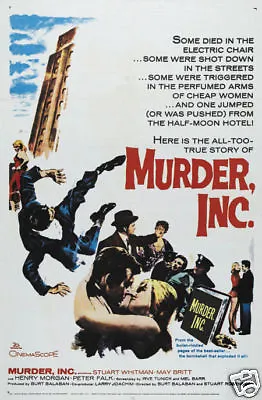 Murder Inc. Mafia Gangster Vintage Movie Poster Print • $6.49