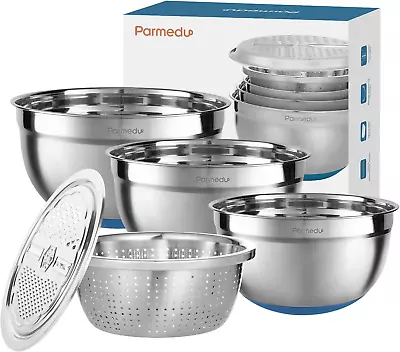 5n1 Multifunctional Mixing Bowl Set W/ Scale Marks And Non-Slip Silicone Bottom • $66.99