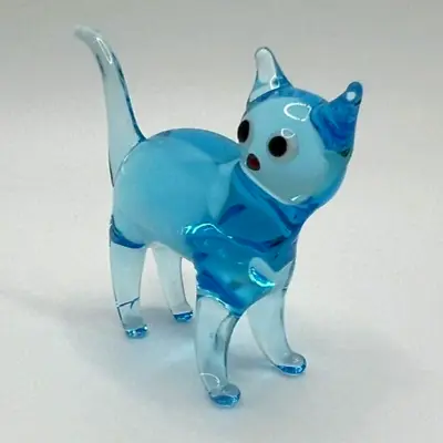 New Collection!!! Murano Glass Handcrafted Unique Lovely Size 2 Cat Figurine • $29.90
