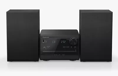 Panasonic Micro HiFi System SC-PM272EB-S CD FM DAB+ Radio Bluetooth Black • £110.49