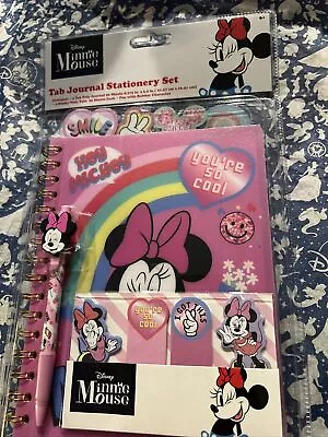 Disney MINNIE MOUSE TAB JOURNAL STATIONERY SET  • $19.99