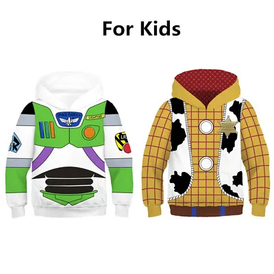 £12.44 • Buy Toy Story Buzz Lightyear Costume 3D Hoodie Kids Boy Girl Pullover Jumper Top