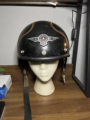 Vintage Harley Davidson Bell Motorcycle Helmet Pinstripe 70s Style No Size Found • $39.99