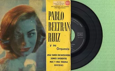 PABLO BELTRAN RUIZ / Una Tarde Encantadora / RCA 3-20319 Pres Spain 1960 EP G+ • $25