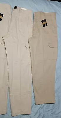Red Head Flannel Lined Cargo Pants Utility Work Khakis • $23.40