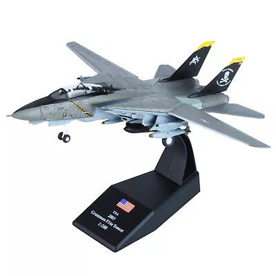 F-14 Tomcat US 1:100 Scale Diecast Fighter Simulation Alloy Aircraft Model • $37.36
