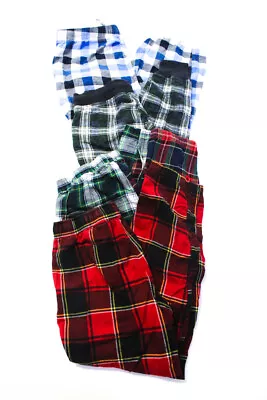 J Crew Womens Plaid Pajama Pants Multi Colored Size Small Large Lot 4 • $42.69