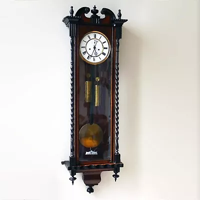 Mid 19th Century Austrian Biedermeier Vienna Regulator 44 Inches • $1220