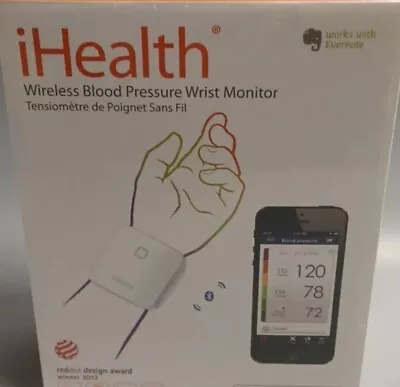 Brand New IHealth BP7 Wireless Wrist Blood Pressure Monitor Bluetooth App • £10