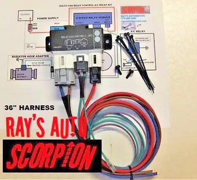 VOLVO  Cooling Fan Relay 2 Speed  Module With Connector Harness • $115.95