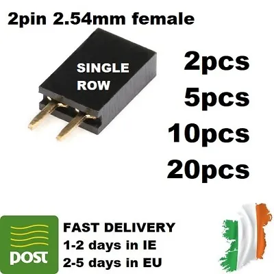 £1.22 • Buy Single Row Female Header Socket Connector 2.54mm 2-40 Pin 