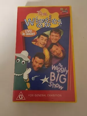 ABC The Wiggles Live In Concert The Wiggly Big Show (VHS 1999) • $39.90