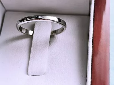 Van Cleef & Arpels  Platinum Wedding Band Ring Size 8.75 • $479