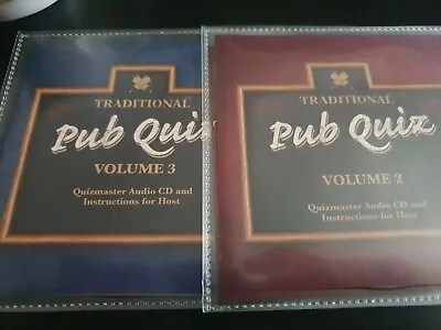 Traditional Pub Quiz Volume 2 (Quizmaster Audio CD ) • £4.99