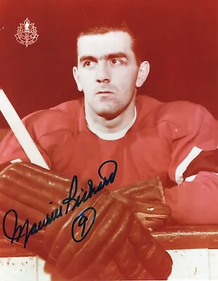 Maurice Richard Autographed 8x10 Photo NHL HOF'er JSA COA • $119.99