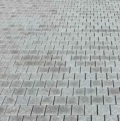 Silver Grey Granite Paving Patio Sawn Cobble Setts Natural 100mmx100mmx40mm • £175