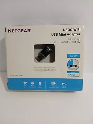 Netgear N300 Wifi USB Mini Adapter. New In Box. • $25