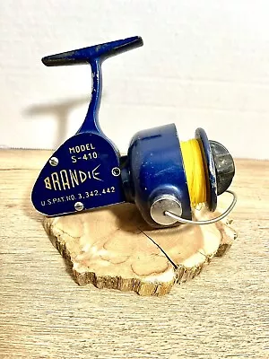 Vintage BRANDIE S-410 Spinning Fishing Reel Good Condition Rare Made In Japan • $46