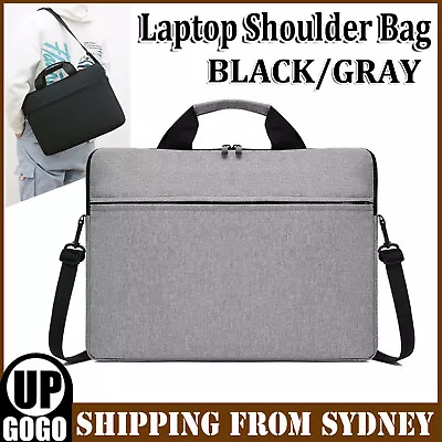$18.35 • Buy 15.6'' Waterproof Laptop Sleeve Carry Case Shoulder Bag Adjustable Handbag Grey