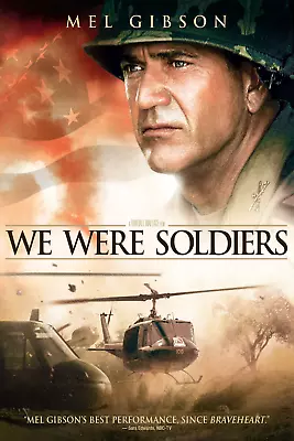 We Were Soldiers Movie Poster Mel Gibson • $20