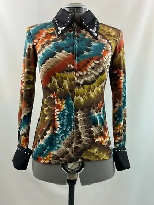 XXLarge Western Show Pleasure Rail Shirt Jacket Clothes Showmanship Horsemanship • $79.98