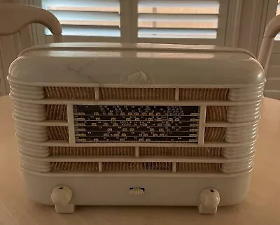 HMV Ivory Little Nipper Valve Radio Model A13B Working • $90