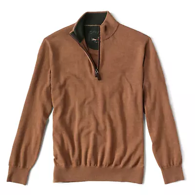 Orvis Men's Merino Wool Quarter-Zip Sweater 2.0 XXL • $99